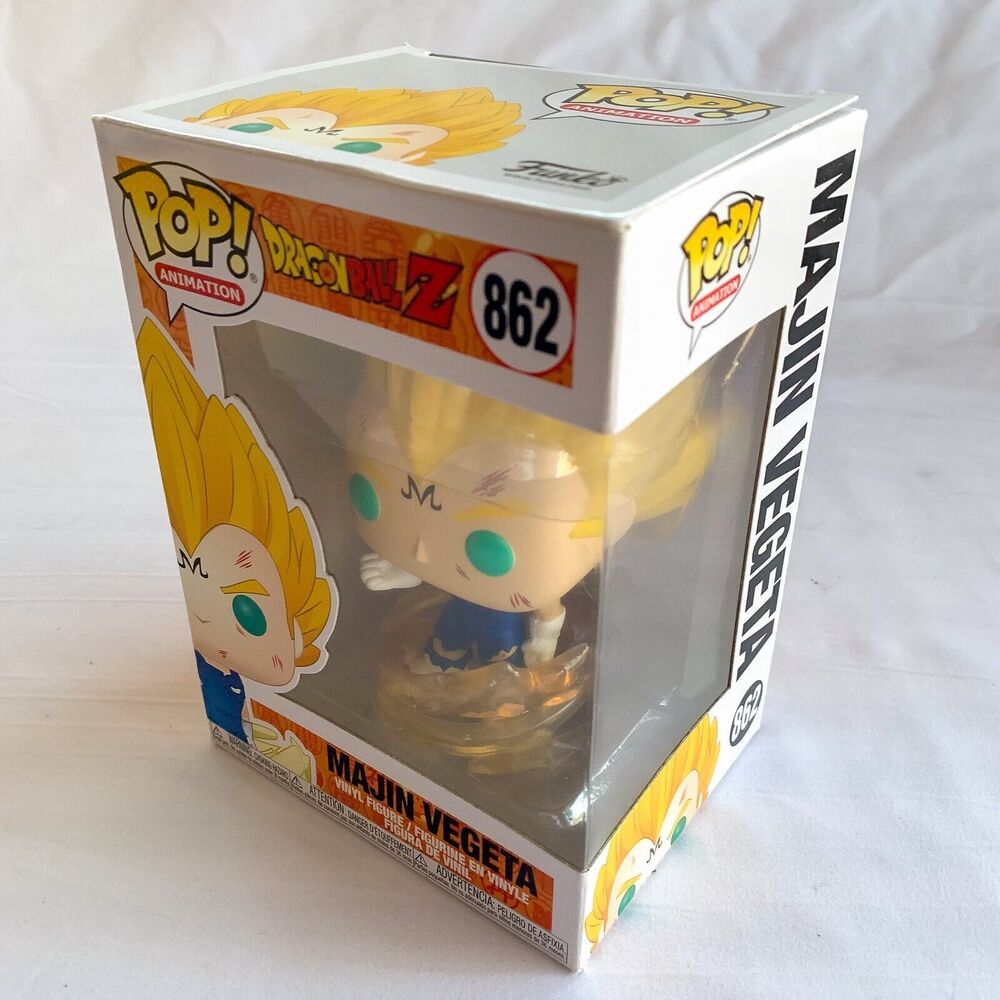 Funko Pop! Animation Vinyl: Dragon Ball Z Majin Vegeta #862 With Protector LOOK